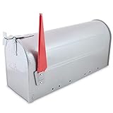 US Mailbox Amerikanischer Briefkasten Standbriefkasten Wandbriefkasten Letterbox Silber