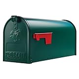Original U.S. Mailbox - Elite - Stahl Briefkasten grün T1