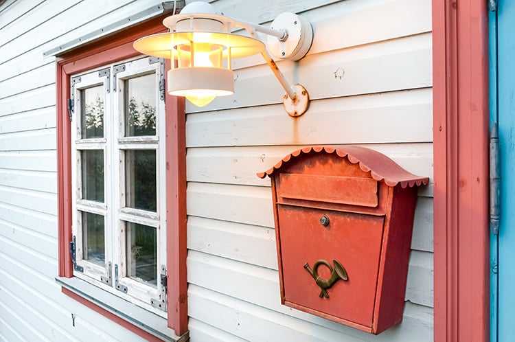 Briefkasten mit Beleuchtung - Blickfang an der Haustür